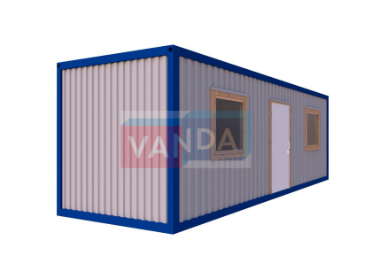 Блок контейнер металлический распашонка 5,85х2,4 - Вагонка деревянная